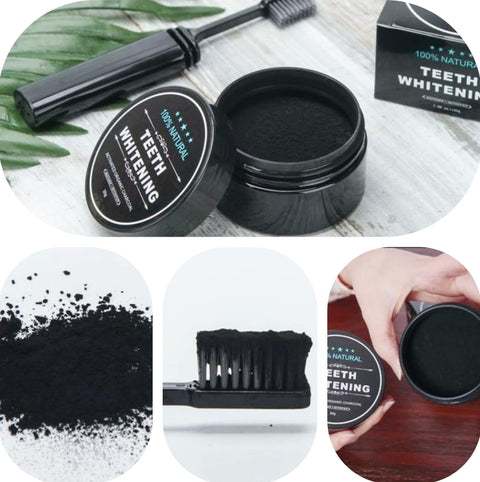 All Natural Activated Charcoal Teeth Whitening Powder | Safe & Effective Tooth Whitening