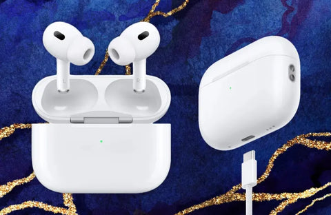 Apple AirPods Pro 2nd Generation – Active Noise Cancellation, Spatial Audio, Wireless Charging Case