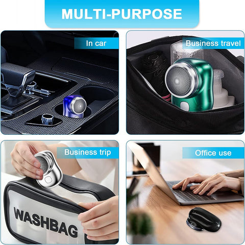 Mini Portable Electric Shaver | Pocket Size Rechargeable Beard Trimmer